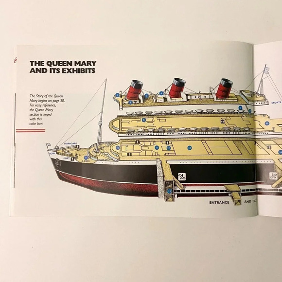 Vintage 1985 The Queen Mary and the Spruce Goose Souvenir California Brochure - Picture 14 of 16